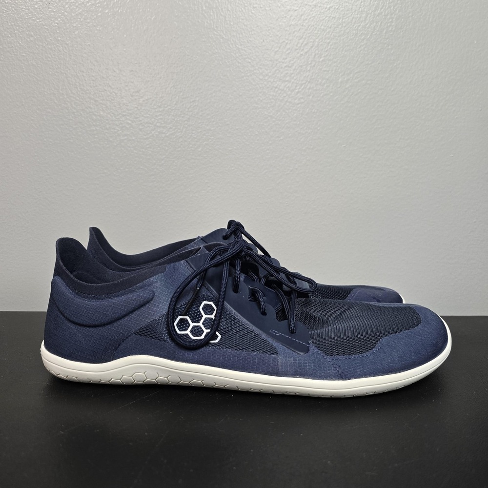 VivoBarefoot Shoes Mens 12 Blue Primus Lite IV Barefoot Minimalist Running Gym